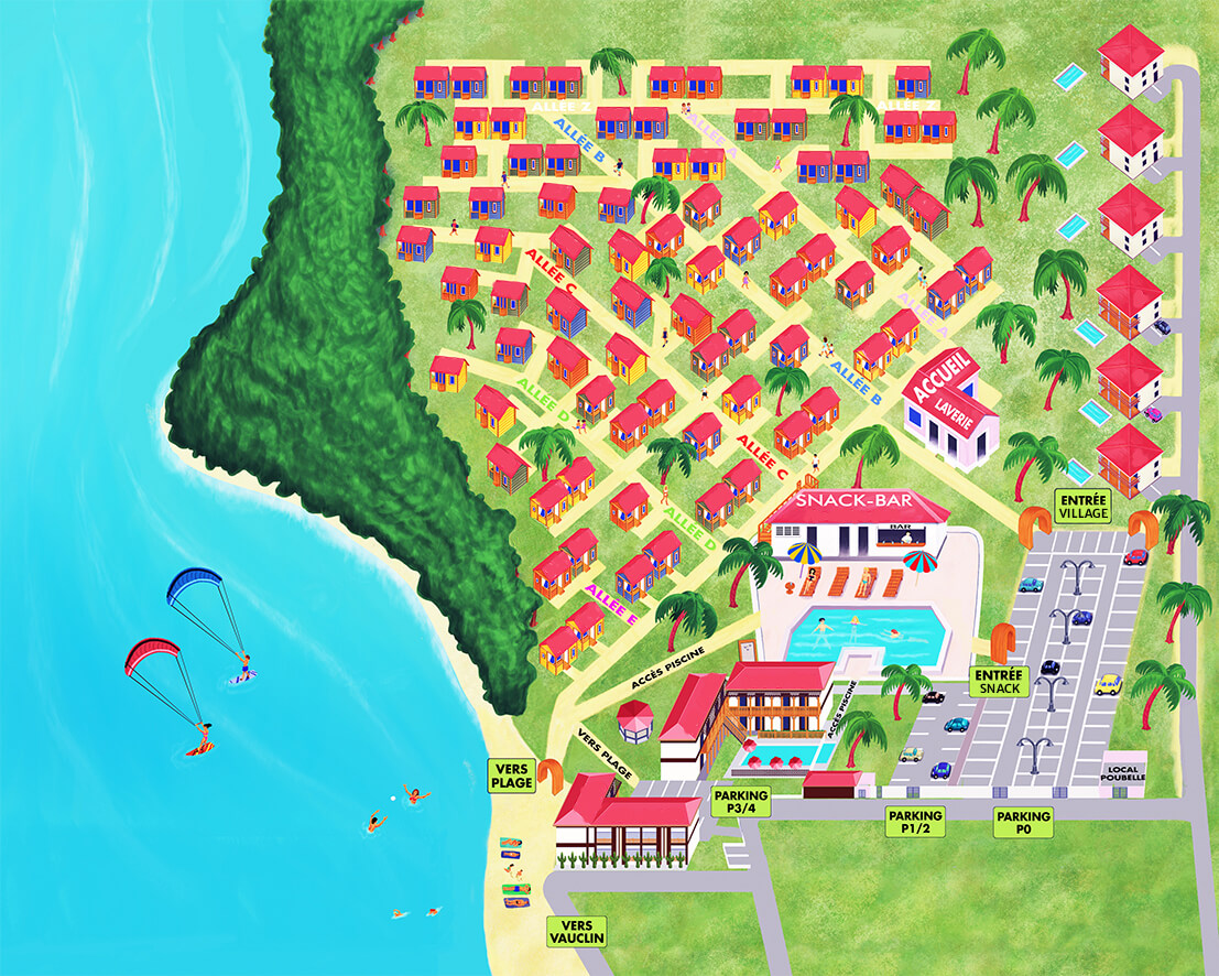 Plan du Village de la Pointe