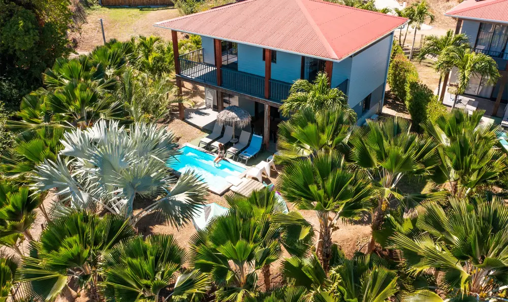 Vue des villas du Village de la Pointe