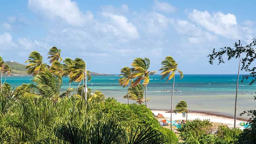 La plage de la Pointe Faula au Vauclin à deux pas du Village de la Pointe